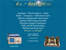 Tablet Screenshot of dc-daylight.ltd.uk